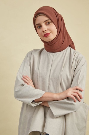 Sell Inayati Abaya Cream Exclusive-collections  Hijabenka.com