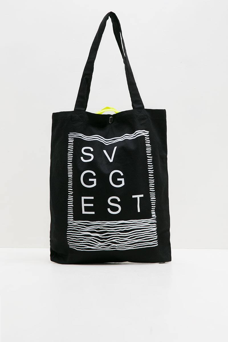 basic black tote bag