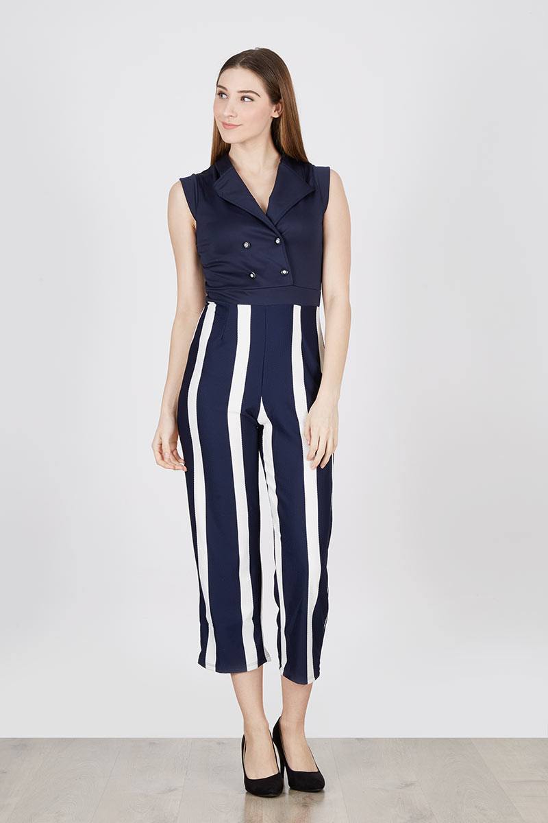 Sell FO Long Jumpsuit Navy Jumpsuit 