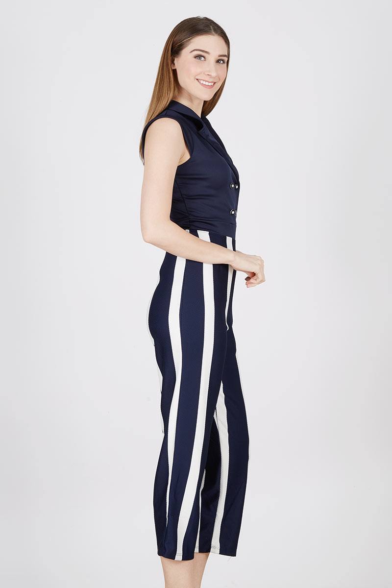 Sell FO Long Jumpsuit Navy Jumpsuit 