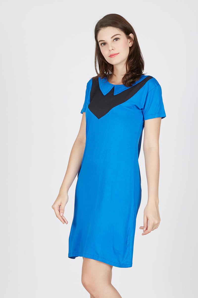 Sell Aila Collar Dress Benhur blue 