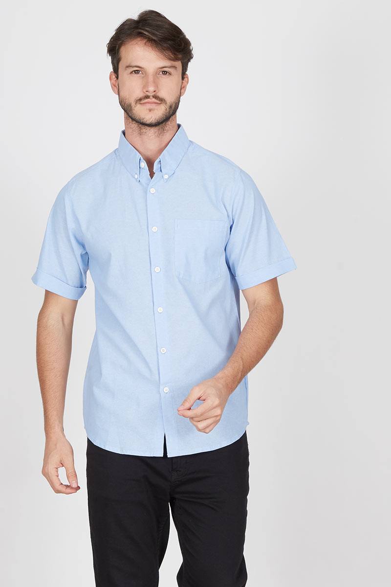 Blue shirt men