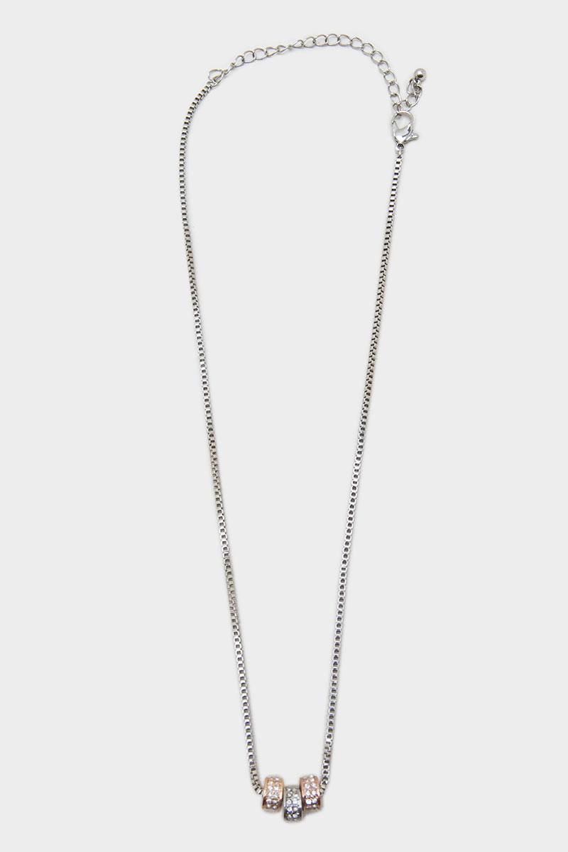 Sell Circle Gold Silver Necklace 