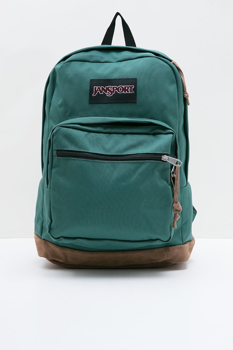 dark green jansport backpack