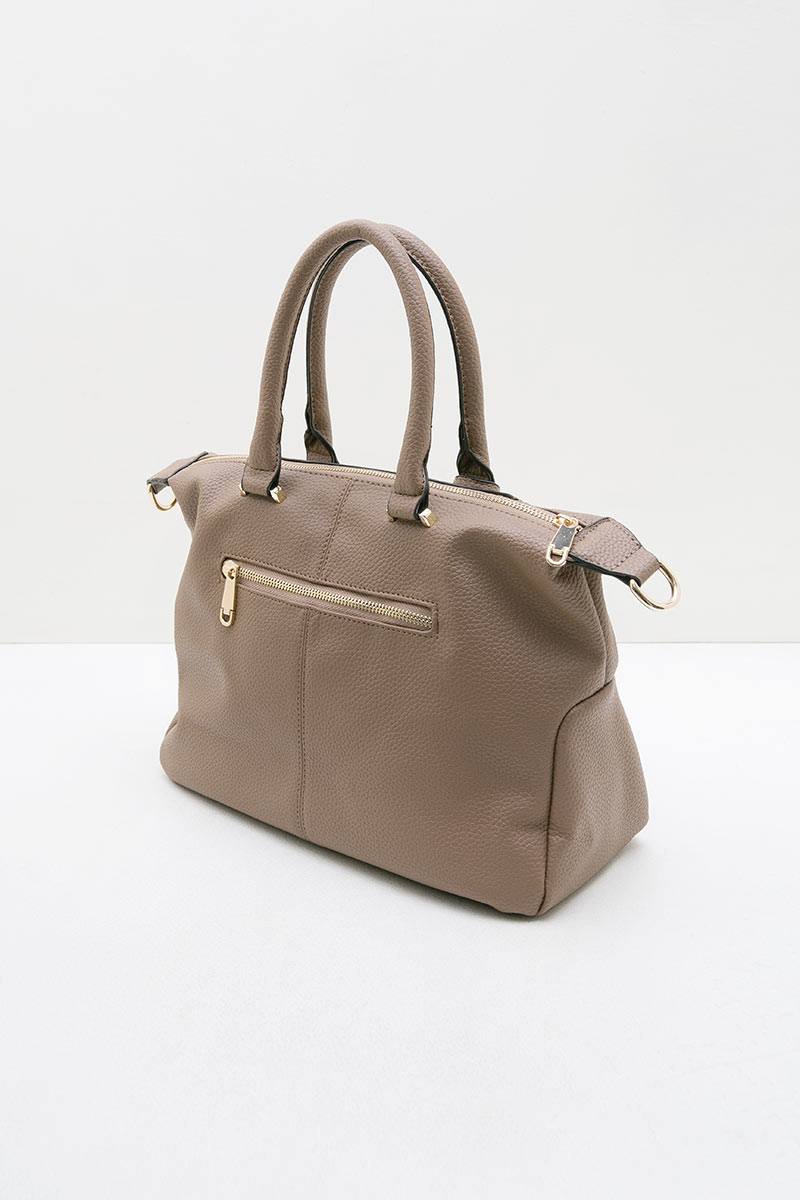 Moda luxe london mixed material satchel hot sale