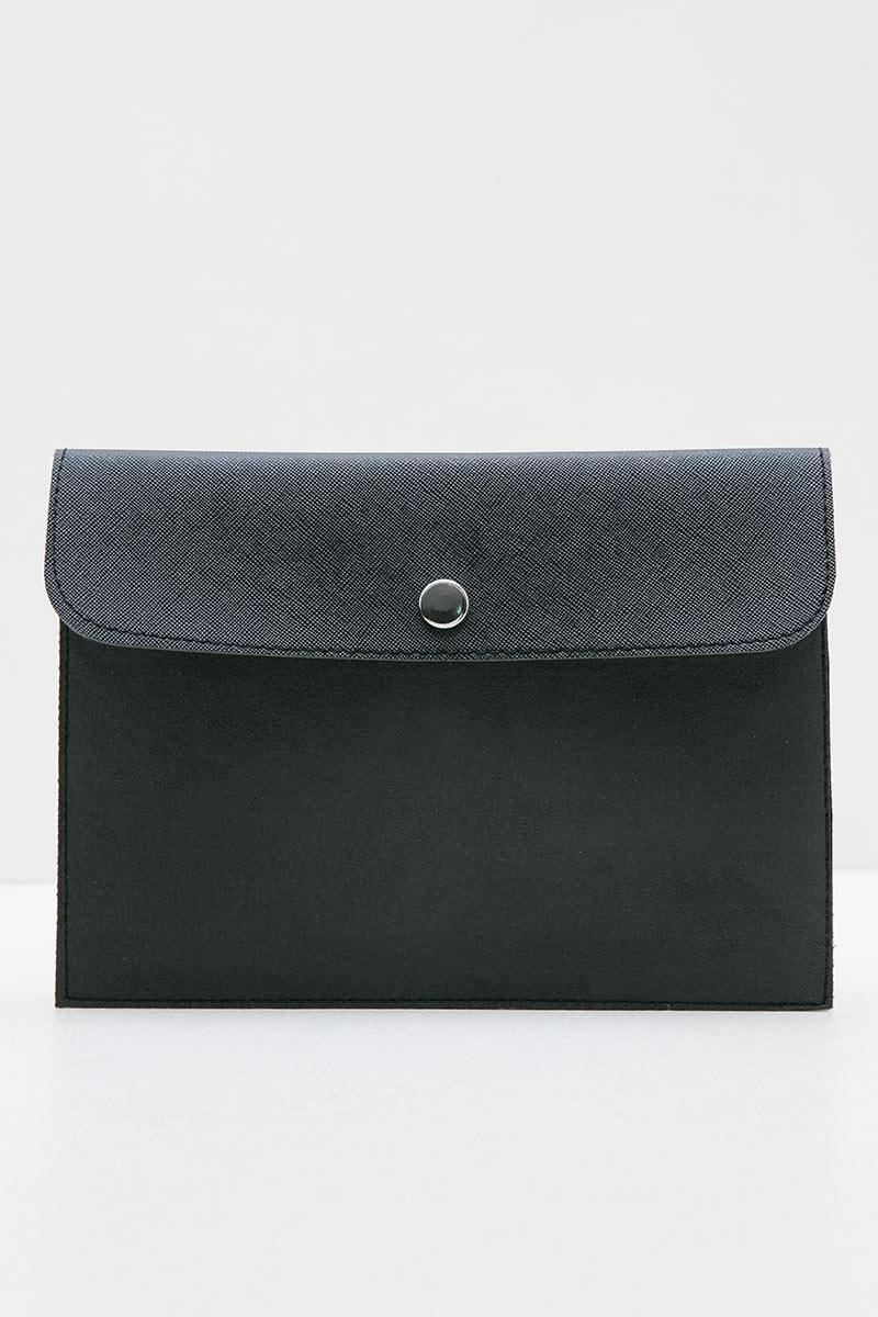 black mini clutch