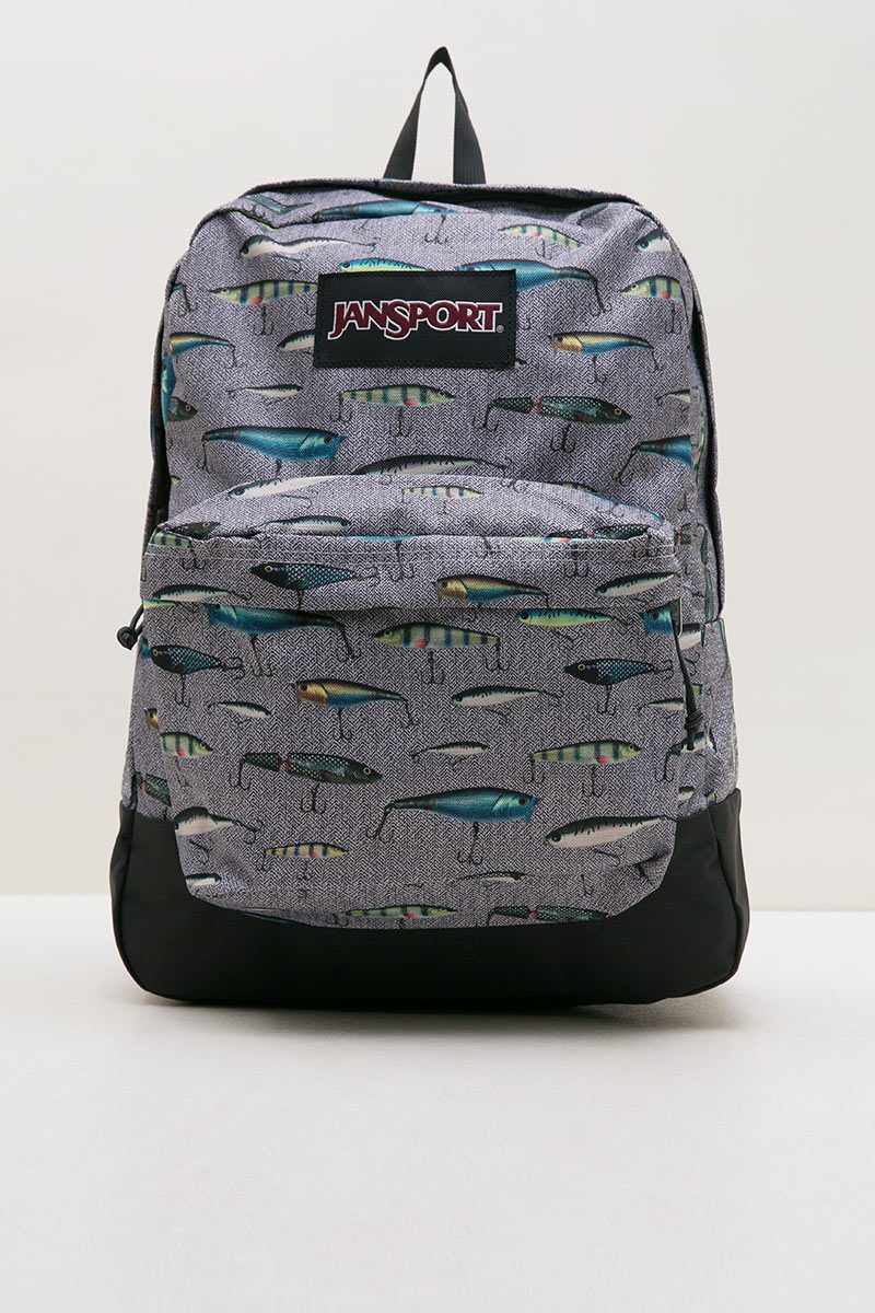 jansport fishing lure backpack