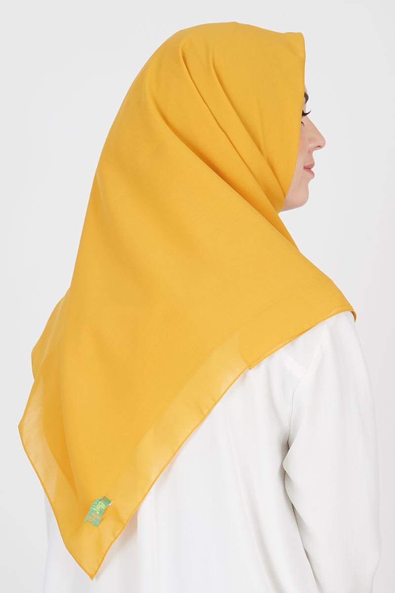 Sell Jilbab Segi Empat Mustard Hijab essential Hijabenka com