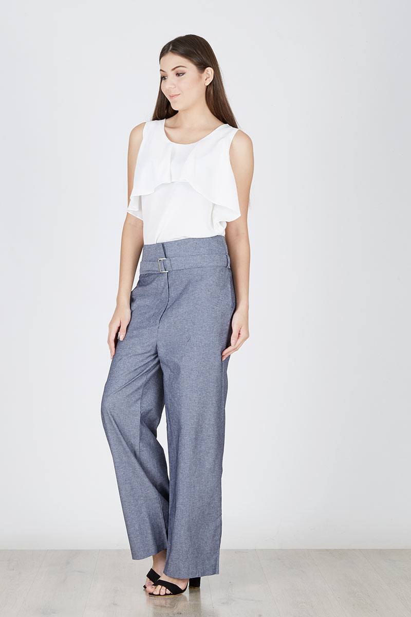 Sell Melina Long Square Pants In Black 