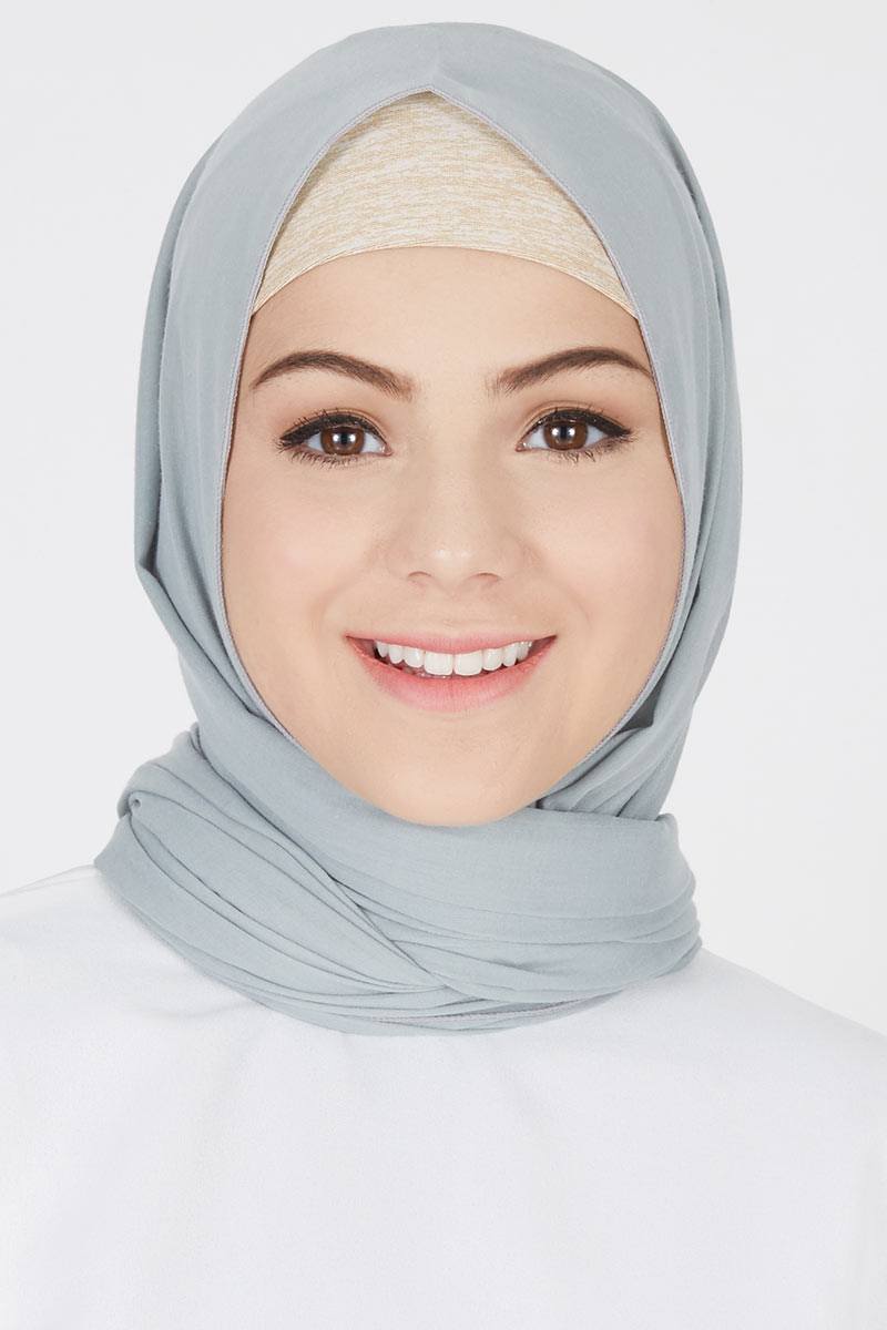 Sell Eshira Pashmina Light Grey  Hijab  essential 