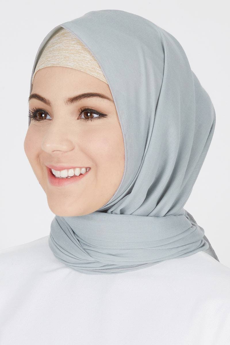 Sell Eshira Pashmina Light Grey Hijab essential 
