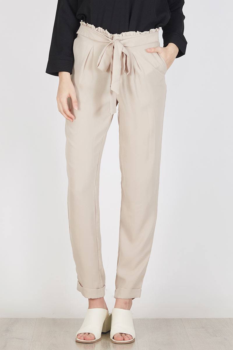 Sell Pascua Paper Bag Pants Khaki Long 