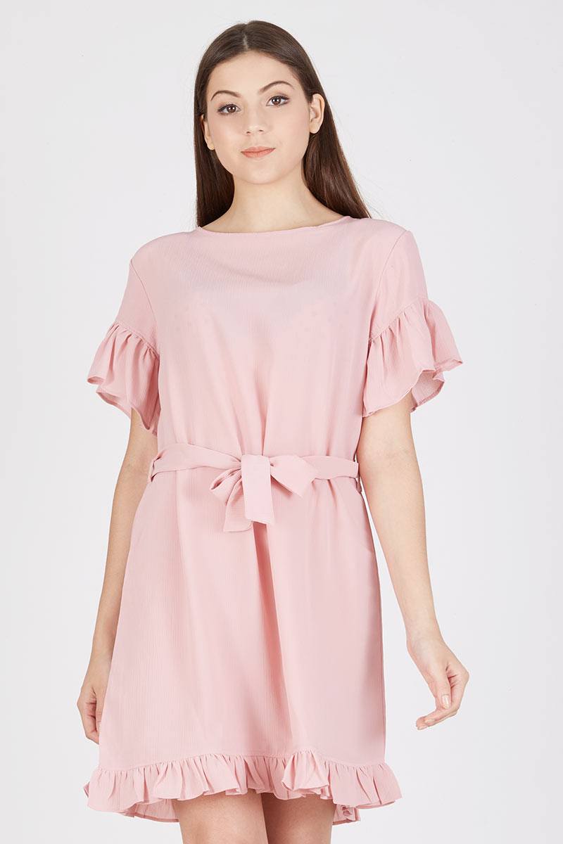 Sell Petulia Frill Dress Pink Dresses 