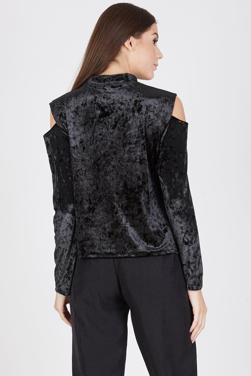 Sell Paula Cut Out Sleeve Blouse Black 