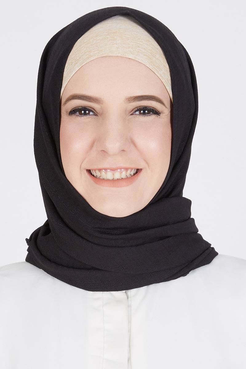 Sell Pashmina Dimitri Black Hijab-essential  Hijabenka.com