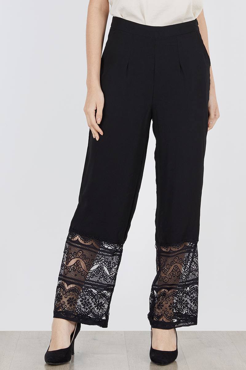 Sell Ranina Lace Pants Black Long-pants 