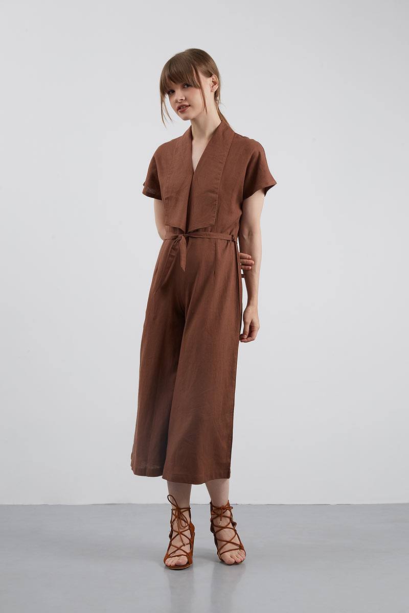 Sell Summer Jumpsuit Brown Jumpsuit 