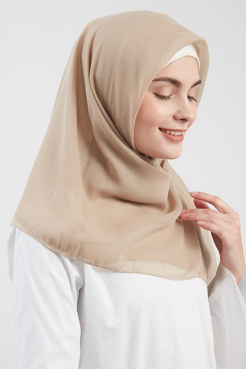 Warna Cream Jilbab - Gambaran