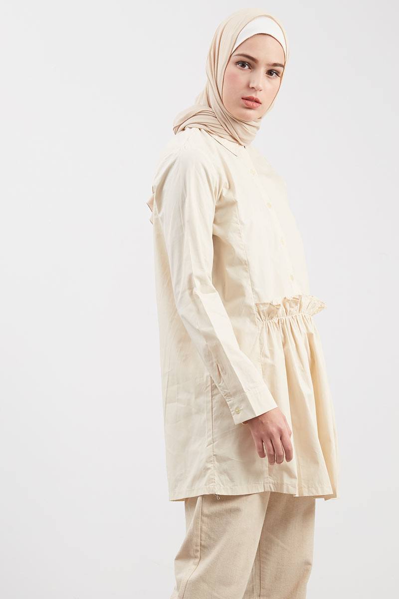 Sell Veme Top Cream Tops  Hijabenka.com