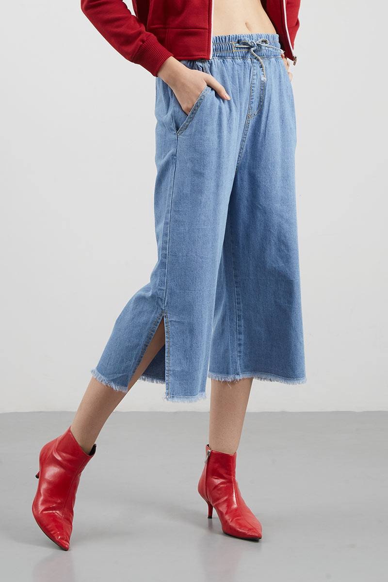 ADELE CULOTTE JEANS DARK BLUE | LOOKBOUTIQUESTORE | LBS, Dress, Tops,  Bottoms, Outerwear and Bags - LOOKBOUTIQUESTORE