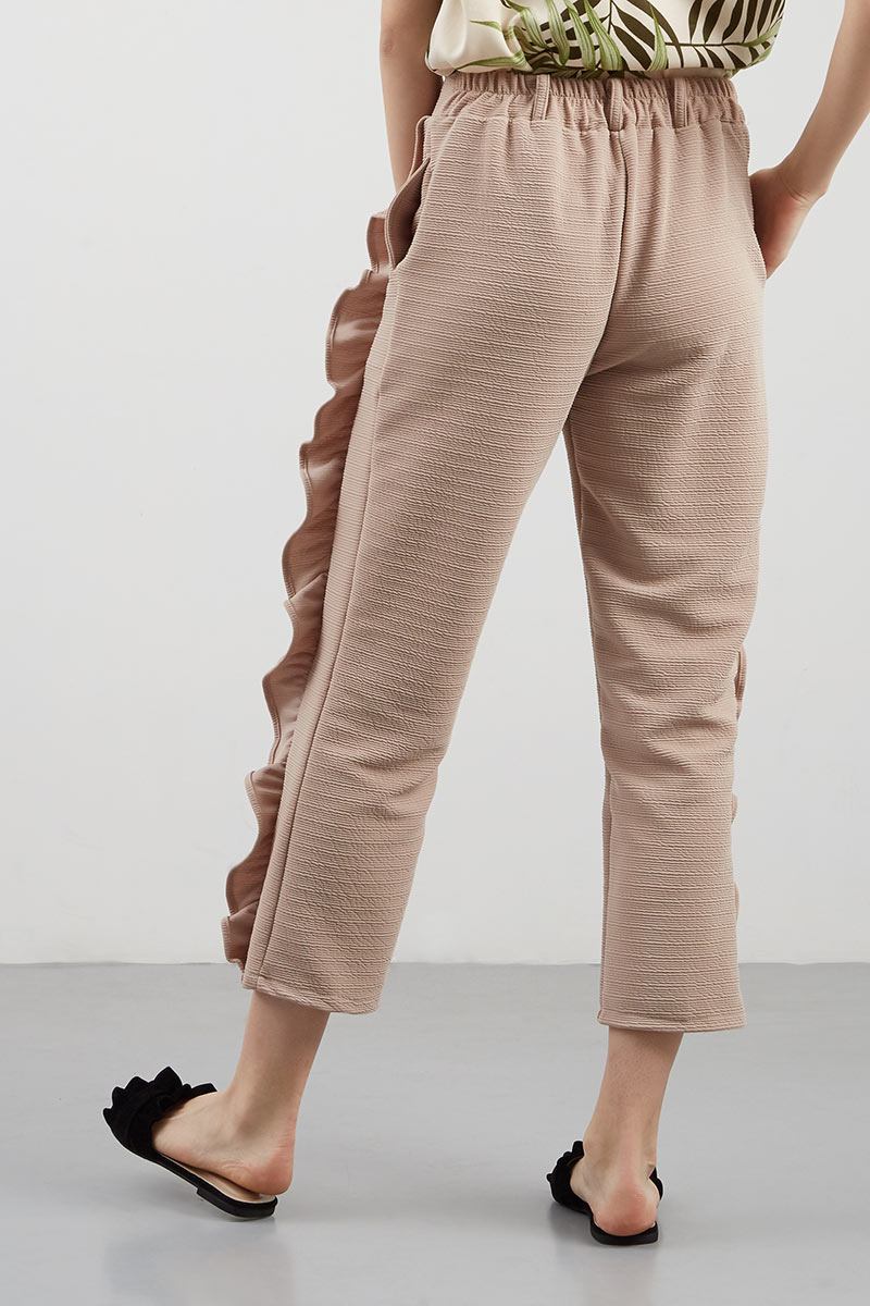 Sell SIDE RUFFLE PANTS Long-pants 