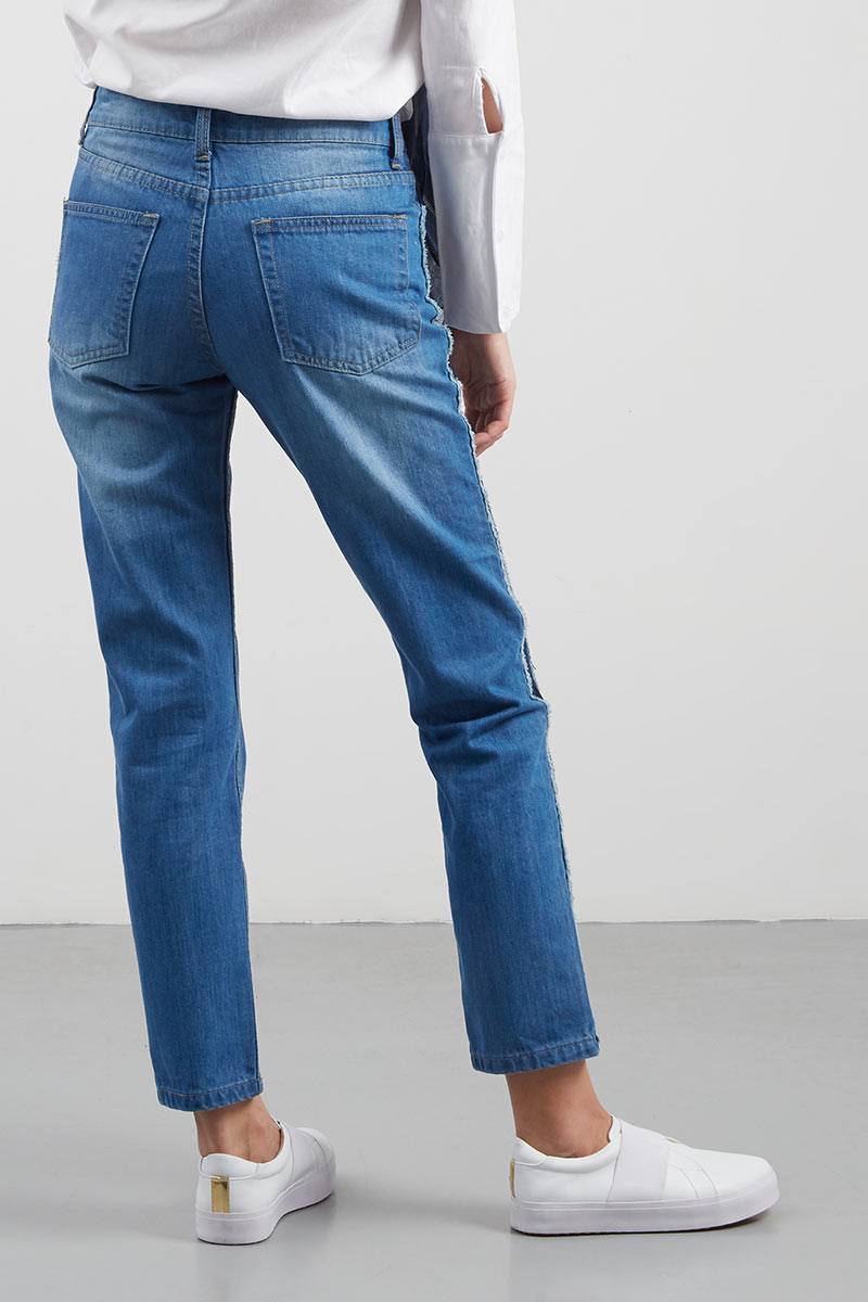Sell Cade Two Tone Denim Pants Blue 
