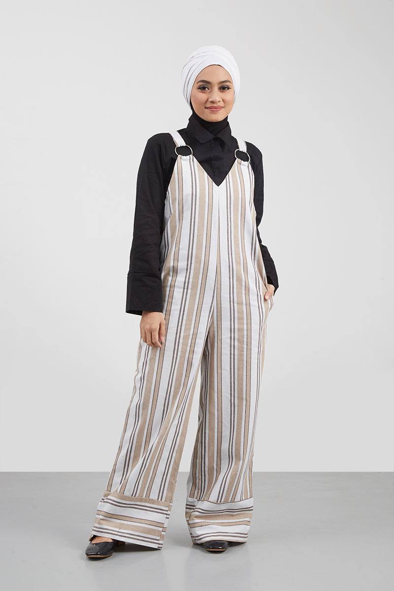 Sell Damita Jumpsuit Brown Dresses-and-jumpsuit 