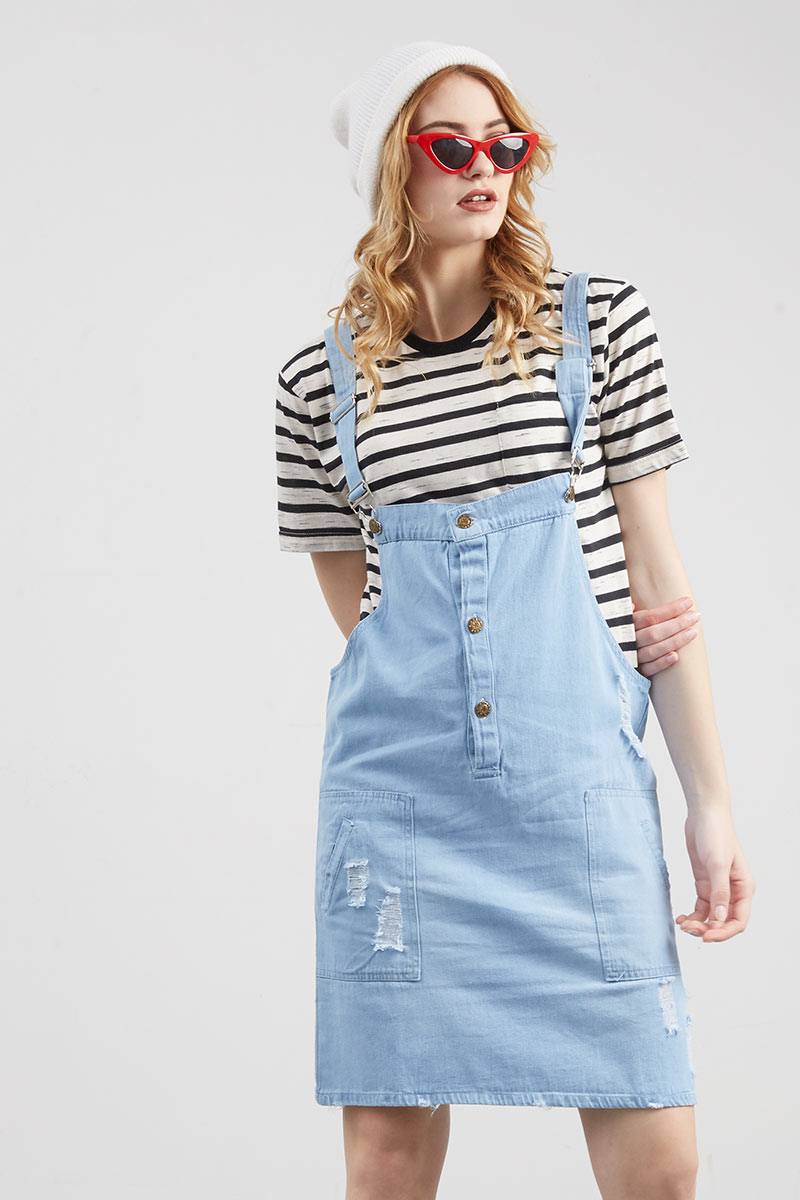 Sell Overall Skirt Denim Belinda 