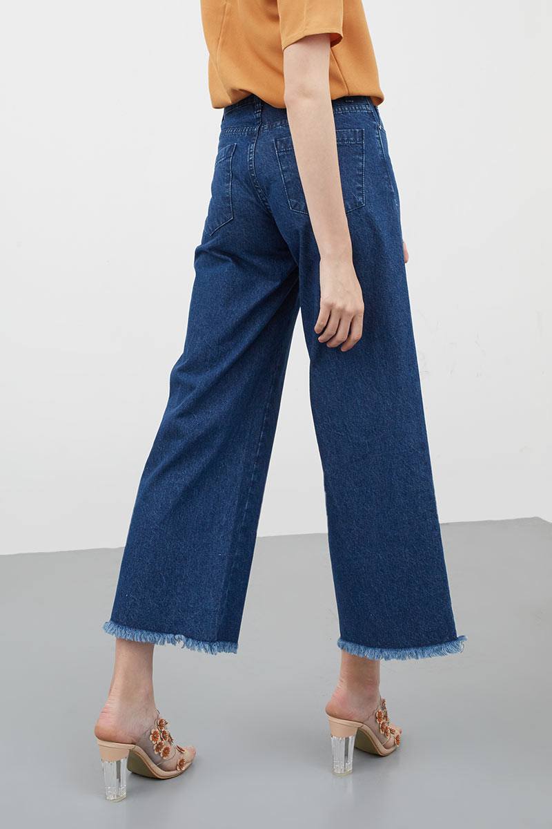 Denim kulot pants Clearance