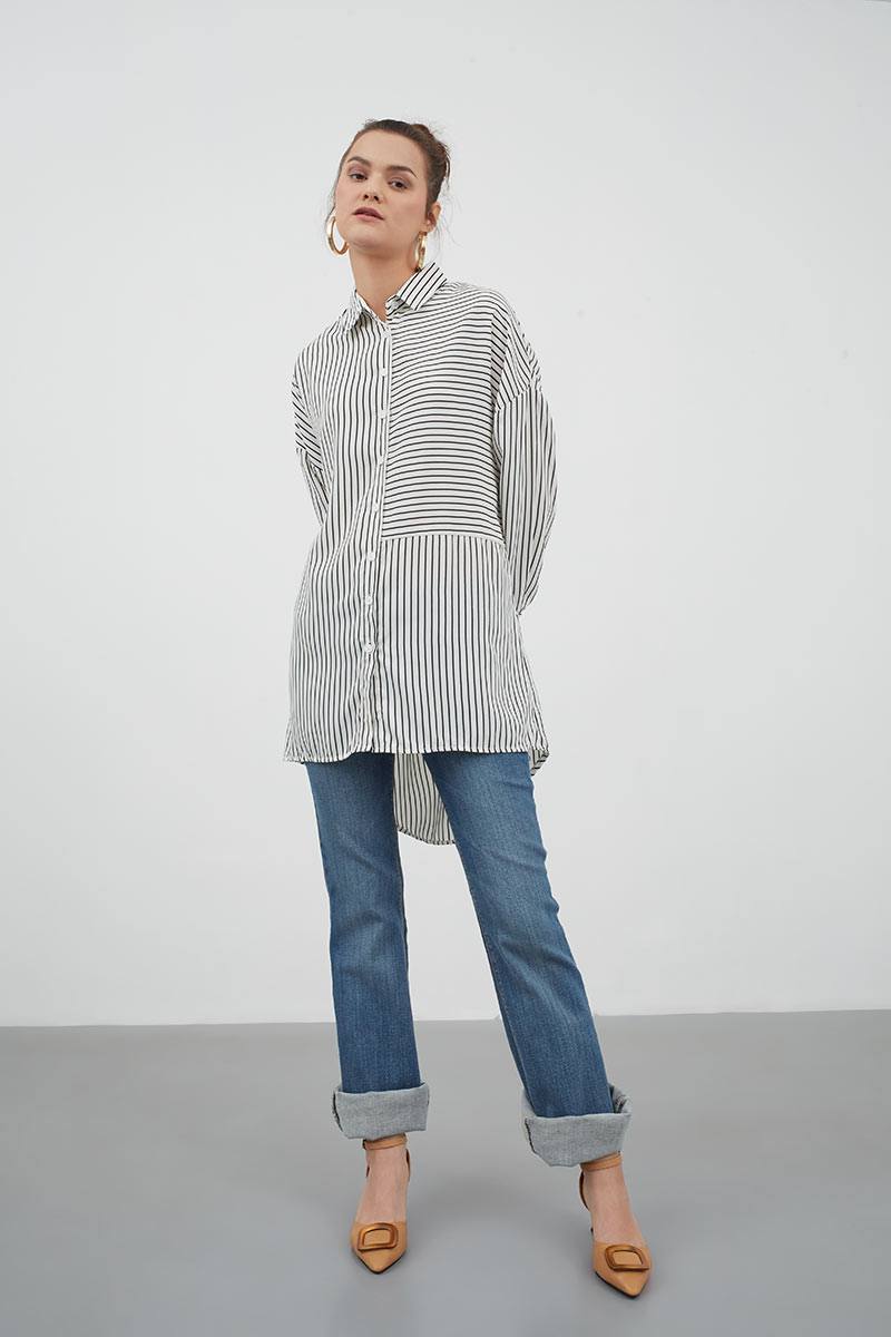 Sell Mochi zolla cut stripe collar 