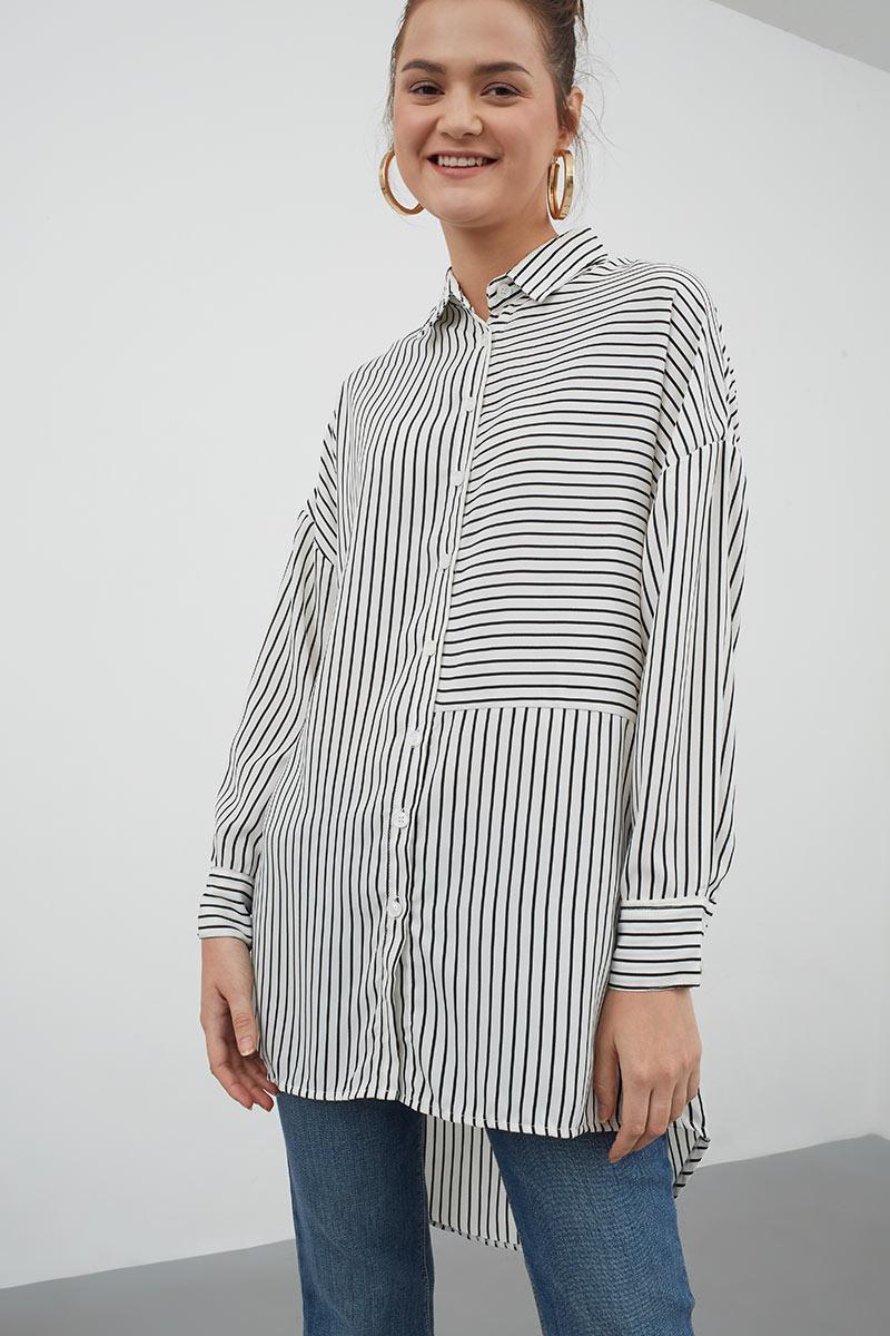 Sell Mochi zolla cut stripe collar 