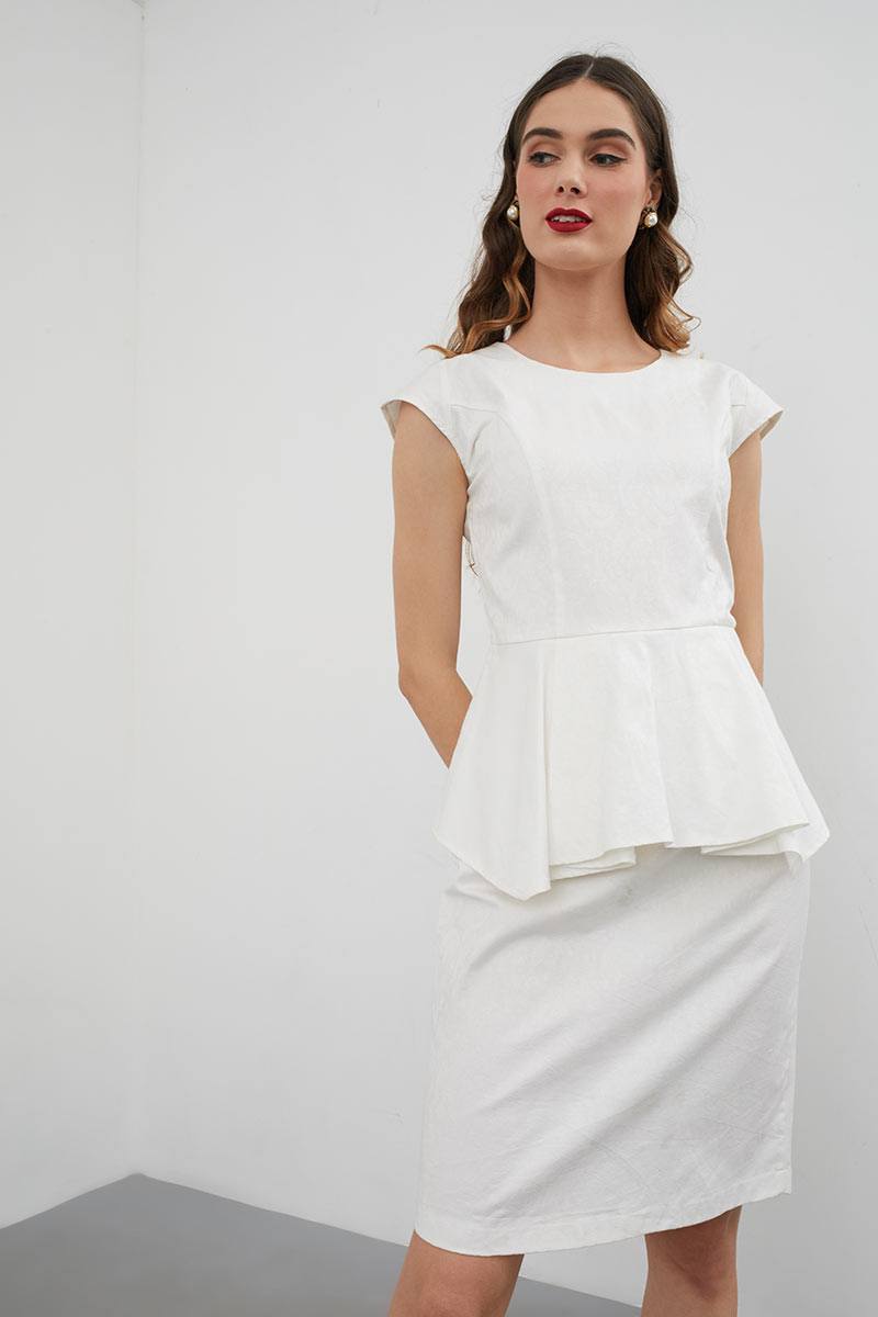 very peplum dress