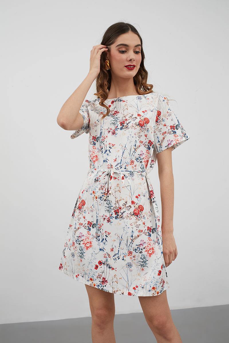 Sell Mamu Pleated Dress White Mini 