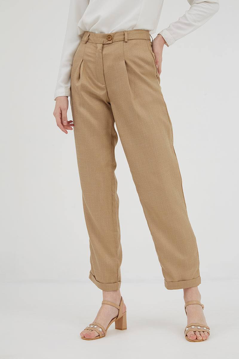 Sell Morise Straight Pants Brown Long pants Hijabenka  com