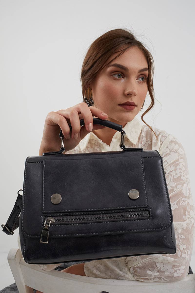 Sell Erina Decyta Classic Satchel bag Grey Big-bags | Berrybenka.com