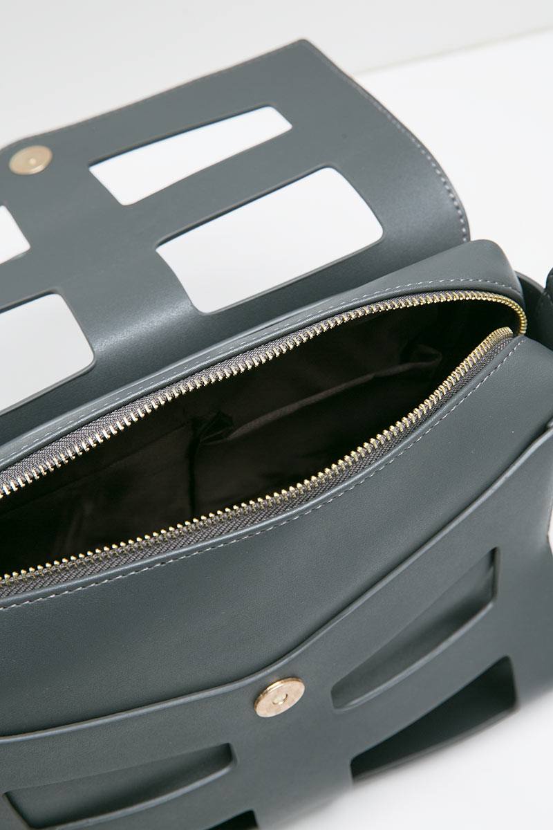 Sell Orin Decyta Laser Cut Sling Bag Grey Smallbags