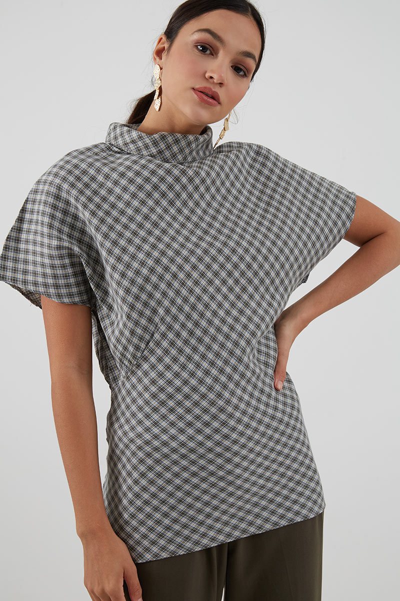 Sell Cecil high Neck Blouse Green Tops 