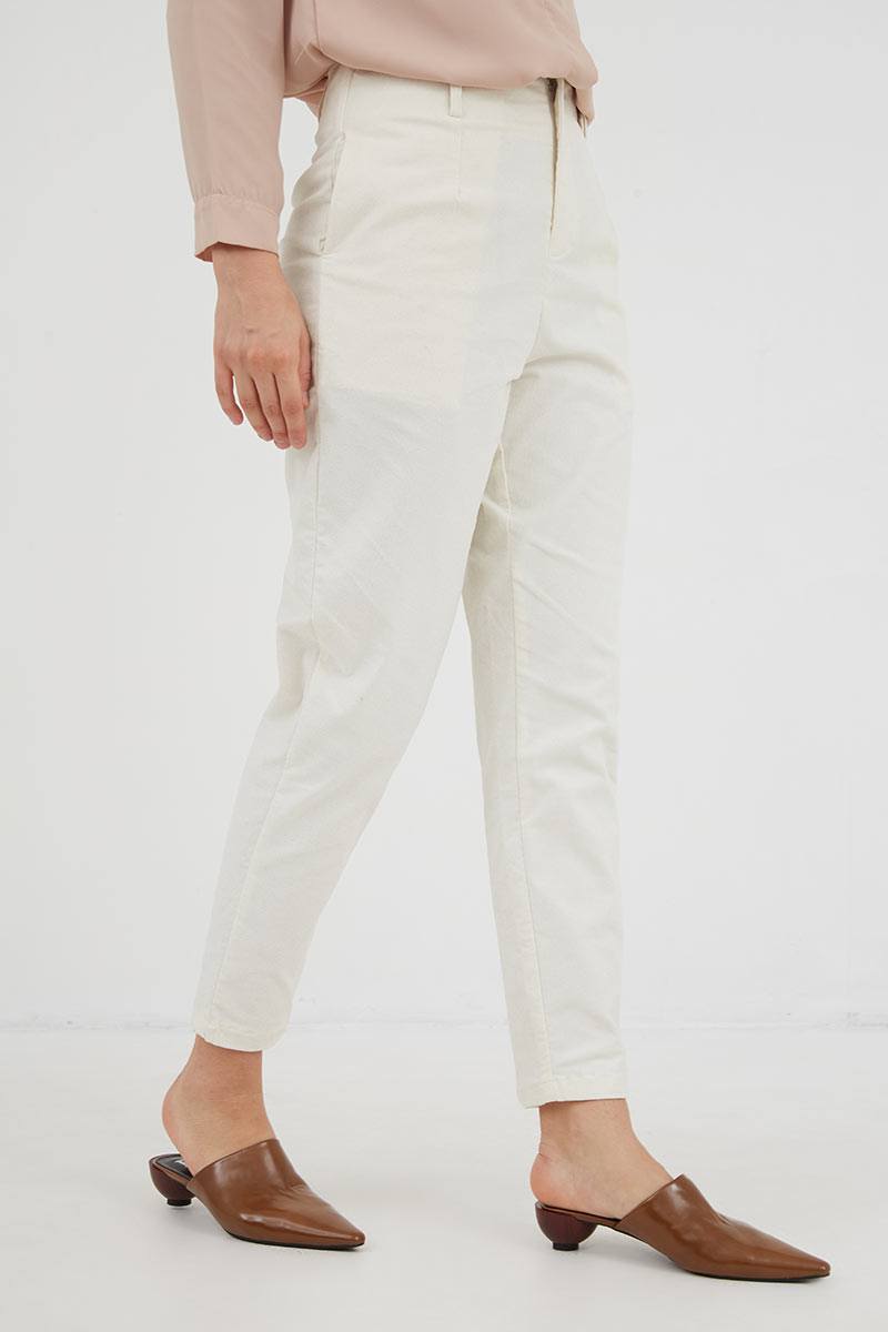 Sell Syania Pants White Long-pants  Hijabenka.com