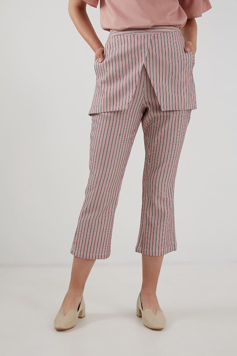Sell Viera Stripes Pants Multi Color Long Pants Berrybenka Com