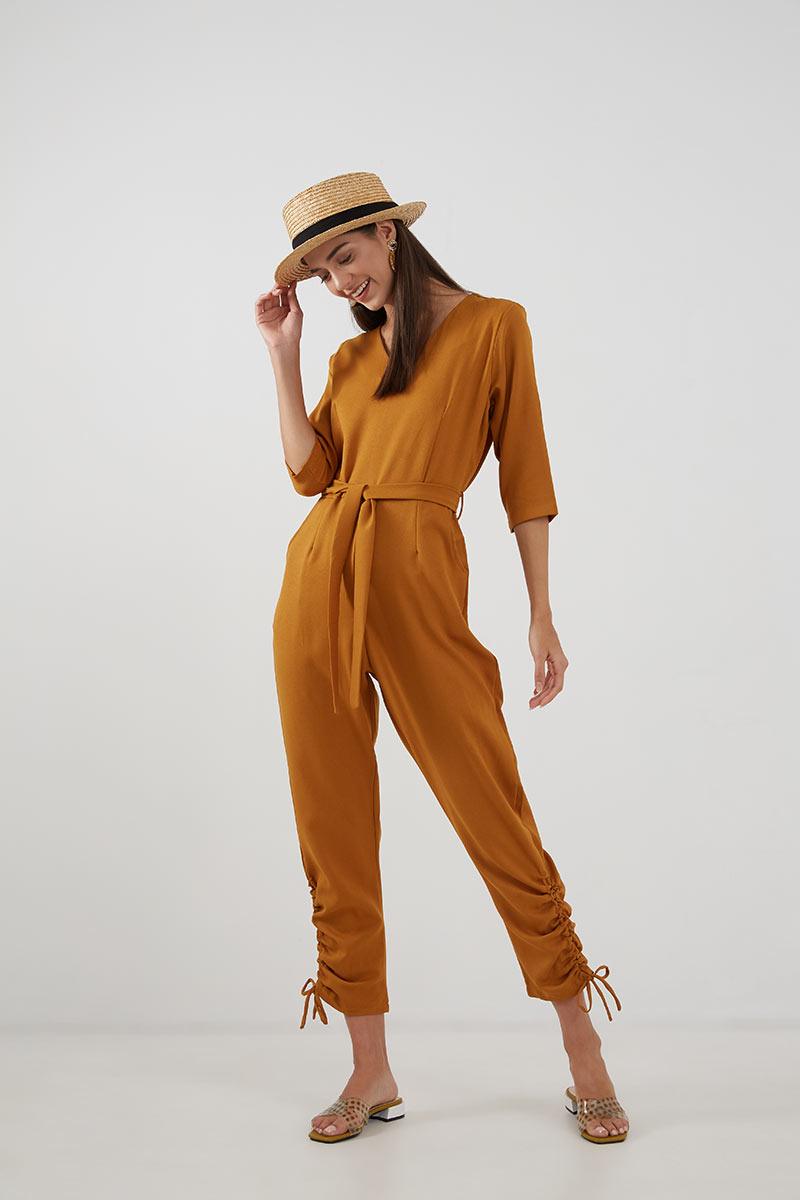 Sell Chery Basic Jumpsuit Mustard 