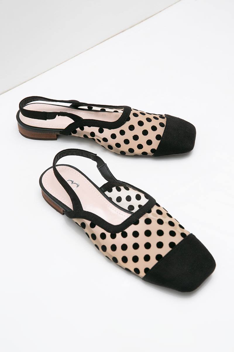 Polka dot flats Clearance