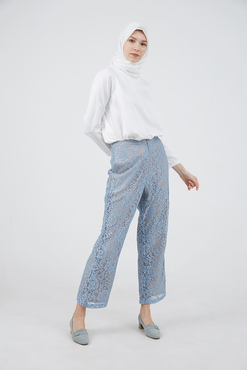 Sell Calista Lace Pants Blue Long-pants 