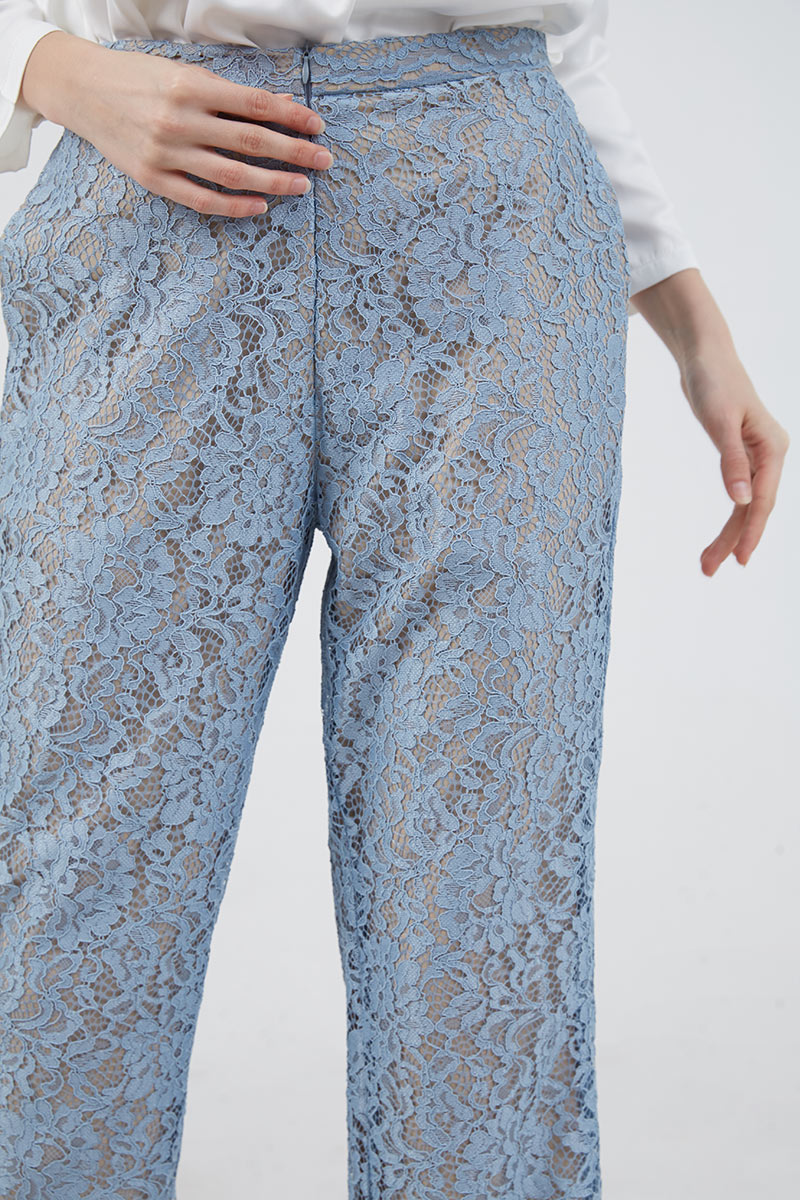 Sell Calista Lace Pants Blue Long-pants 