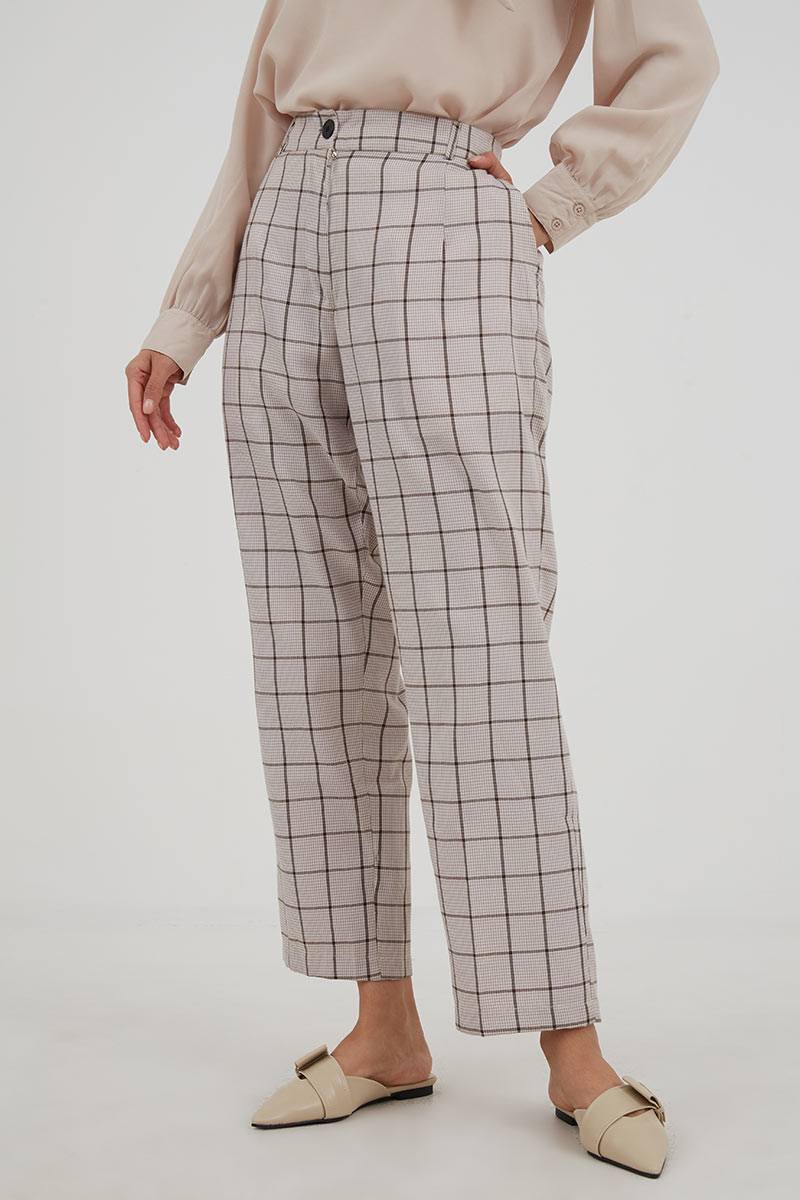 checkered jeggings