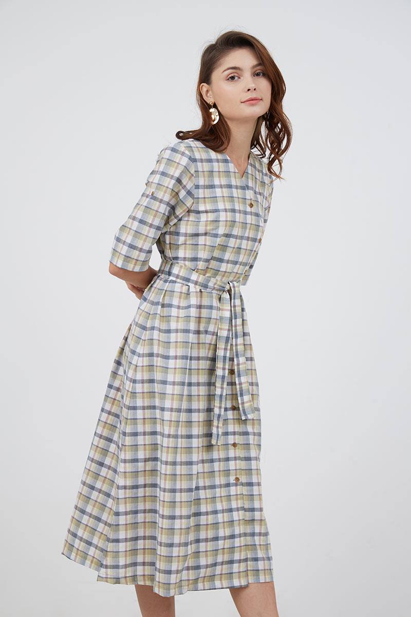 Sell Vinnea Gingham Dress Multicolor 