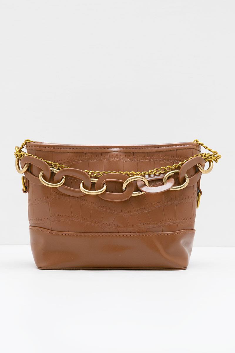 Sell Savanna Ocean Big Chain Sling Bag Brown Smallbags