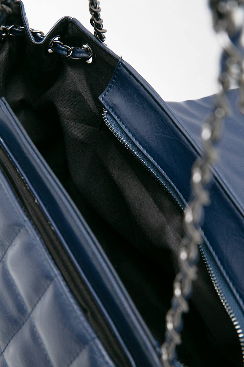 Sell Ola Ocean Quilted Shoulder Bag Navy Bigbags