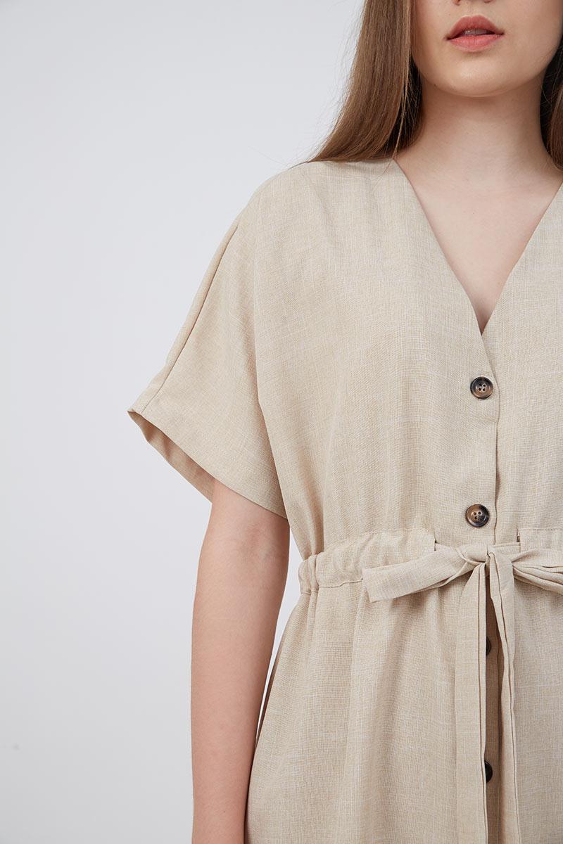 Sell Finelle Simple Dress Beige Midi 