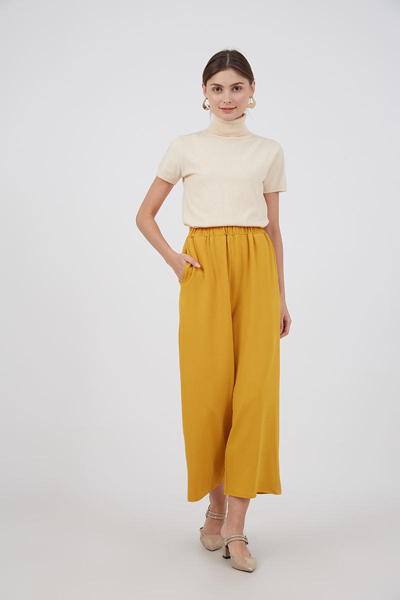 Sell Sofia Letty Culottes Pants Mustard 