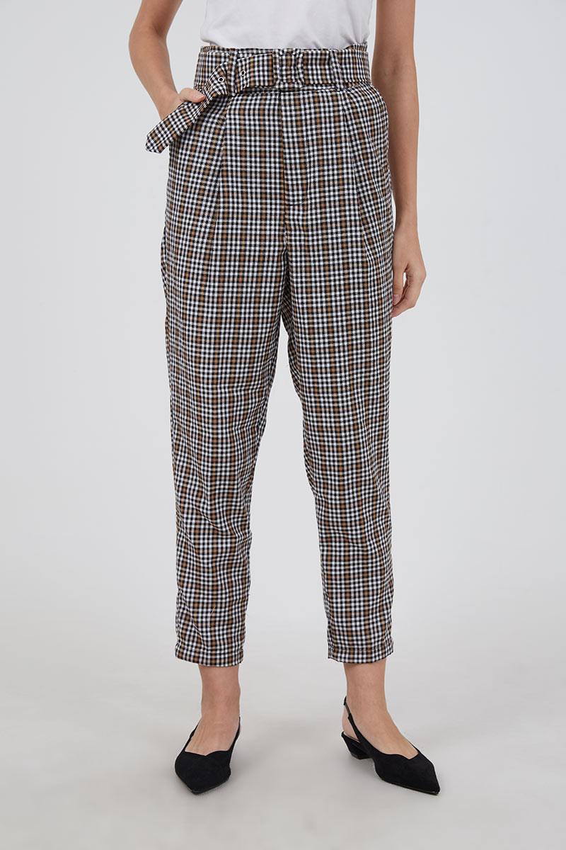 checkered jeggings